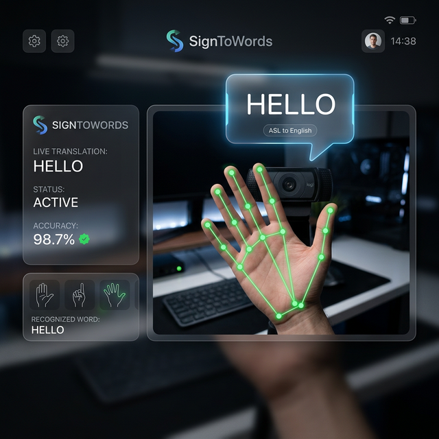 SignToWords Preview